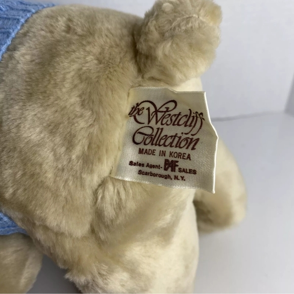 NWT Vintage Westcliff Collection Winter Hat Sweater Brown Bear Plush Stuffed Toy - Picture 4 of 4